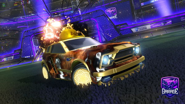 A Rocket League car design from spaldhinos