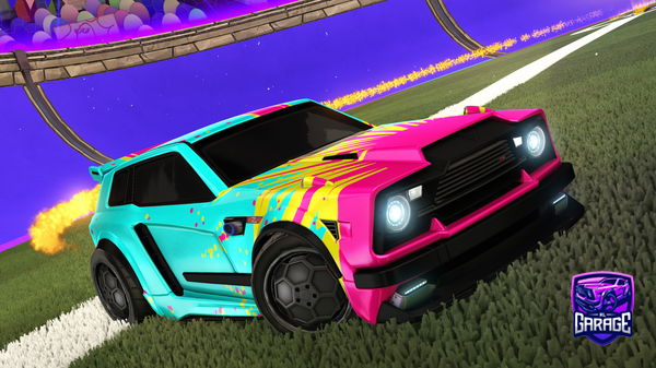 A Rocket League car design from Wavex02