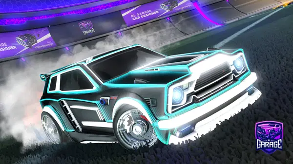 A Rocket League car design from Rogzzya