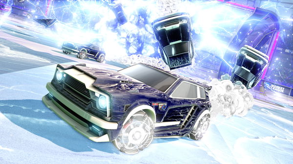 A Rocket League car design from ENERGIRUBEN