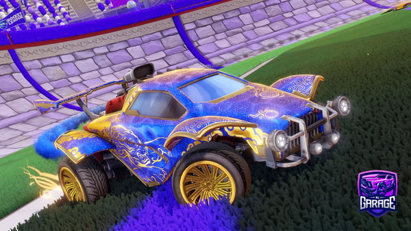 A Rocket League car design from Unixo