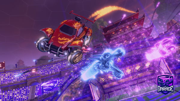 A Rocket League car design from animeexofi