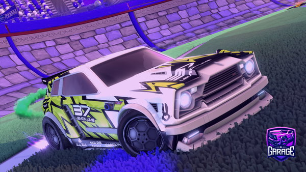 A Rocket League car design from Tecnikaz