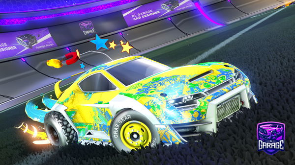 A Rocket League car design from zap88