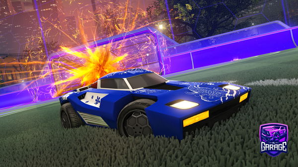 A Rocket League car design from RigIsMid