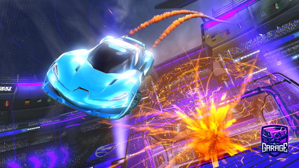 A Rocket League car design from Daedae1pmu