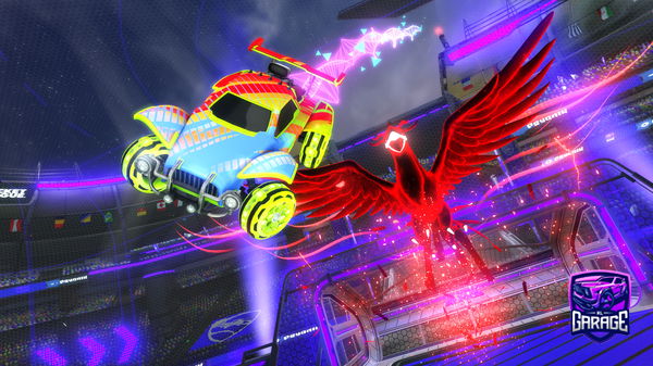 A Rocket League car design from Noobybony