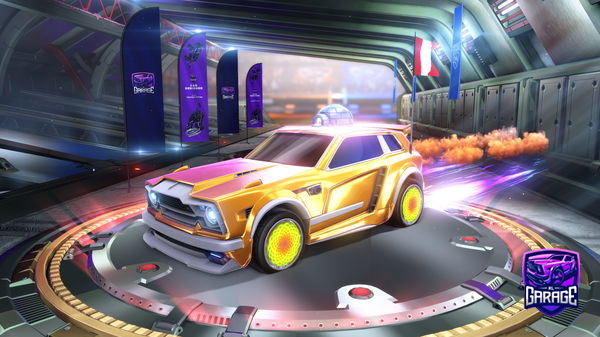 A Rocket League car design from Doge125