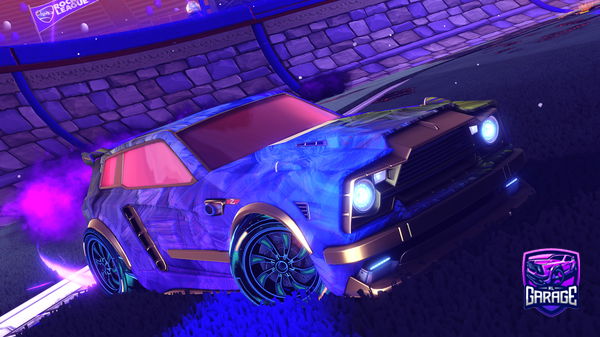 A Rocket League car design from Skelybos