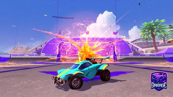 A Rocket League car design from Rockfist432