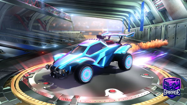 A Rocket League car design from purplewalrus23