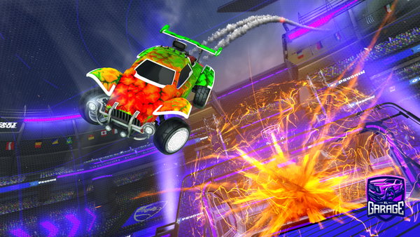A Rocket League car design from jakeepurplee