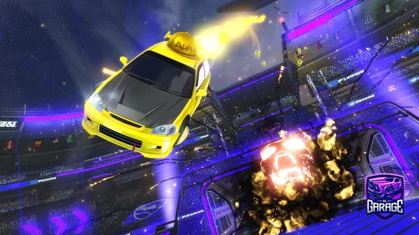 A Rocket League car design from jackarino11