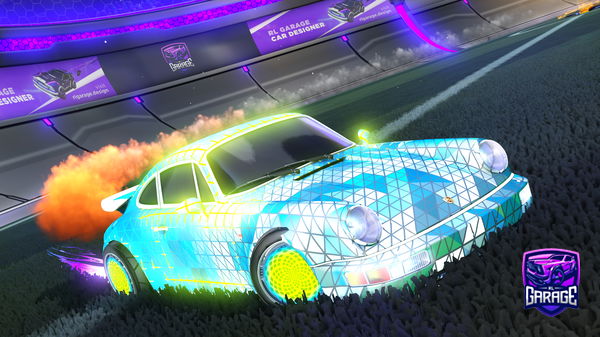 A Rocket League car design from DRACO2909