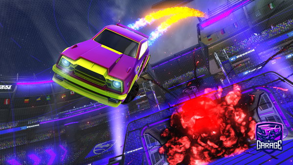 A Rocket League car design from zSlayerx
