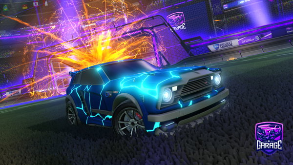 A Rocket League car design from Sp8rk1e_