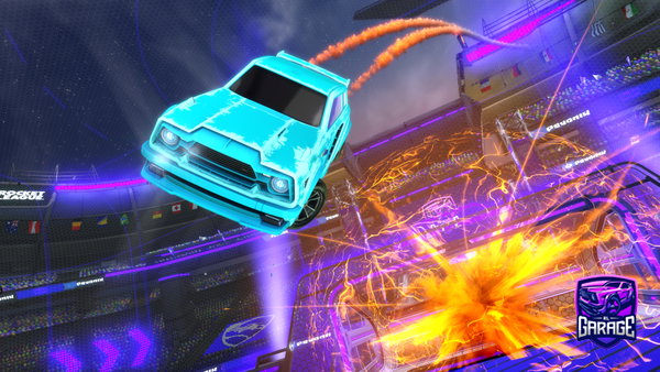 A Rocket League car design from Moussifooty
