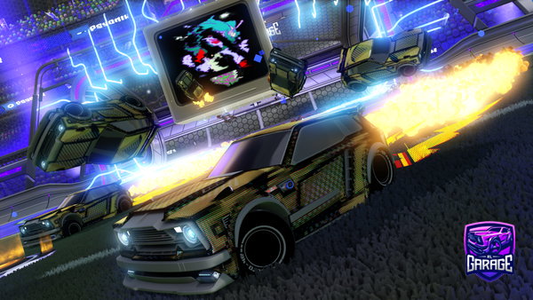 A Rocket League car design from Marlbor