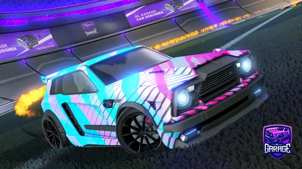 A Rocket League car design from Groseille