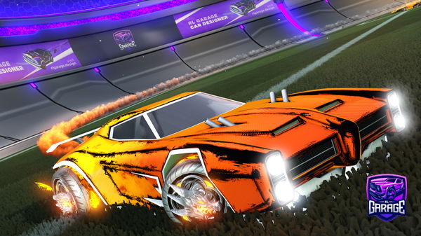 A Rocket League car design from WalletInspector