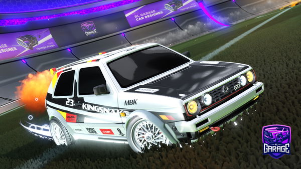 A Rocket League car design from fudmeow