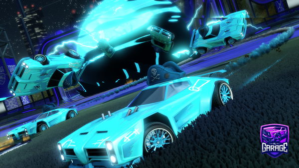 A Rocket League car design from ShAdOwW01f