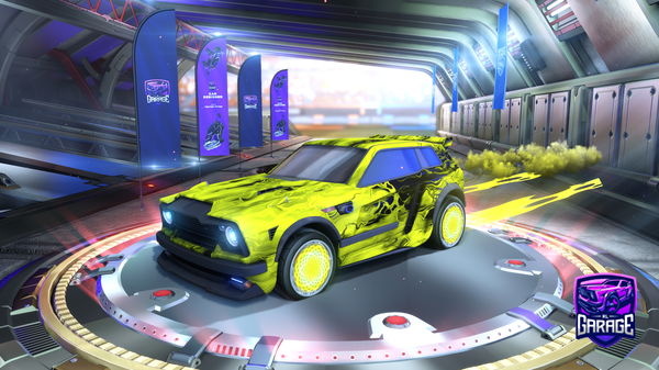 A Rocket League car design from flixcs_YT