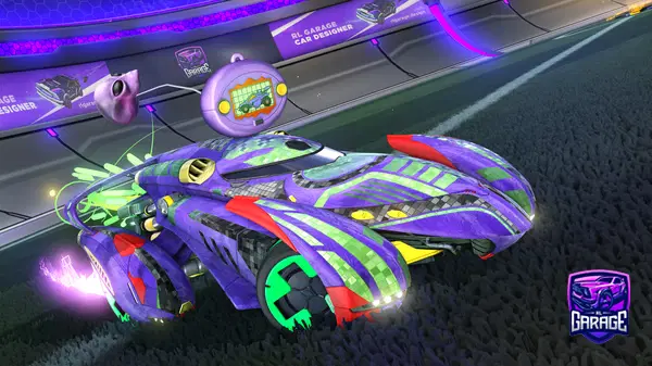 A Rocket League car design from Elr0nd