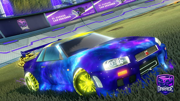 A Rocket League car design from SKYL1N3