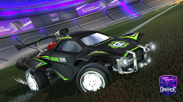 A Rocket League car design from FrogzPVPz