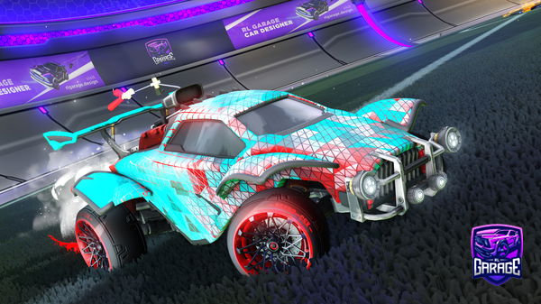 A Rocket League car design from Xaghe