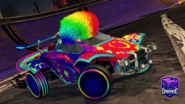 A Rocket League car design from Feral_Crab