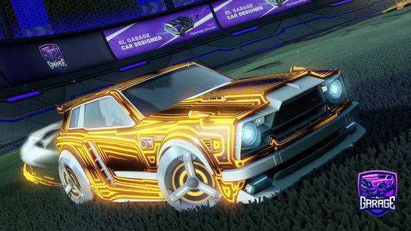A Rocket League car design from Filetito09