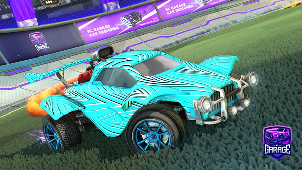 A Rocket League car design from Pixld_GG