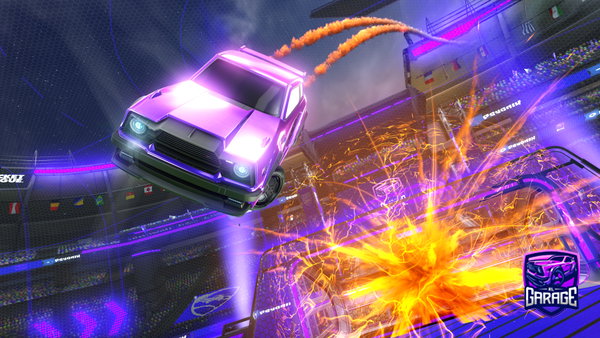 A Rocket League car design from ttvgetonepumped5