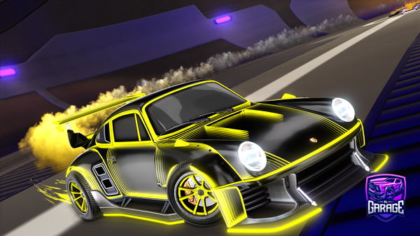 A Rocket League car design from Ghost23134