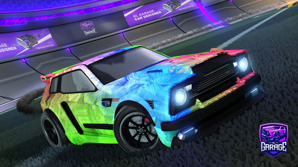 A Rocket League car design from vicRL