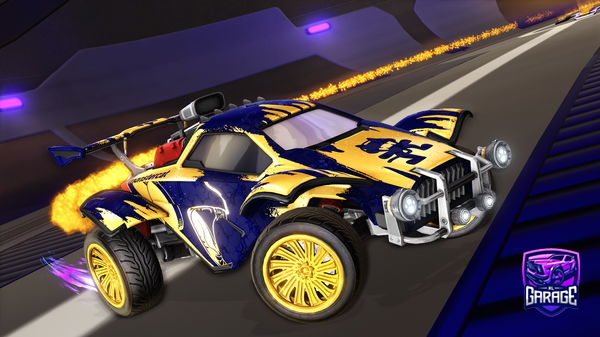 A Rocket League car design from 1MahdaWi