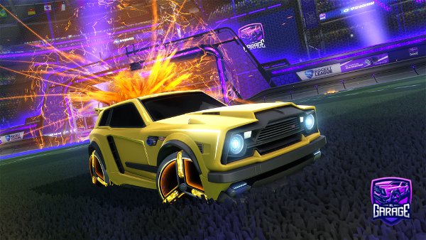 A Rocket League car design from Nuggets-321