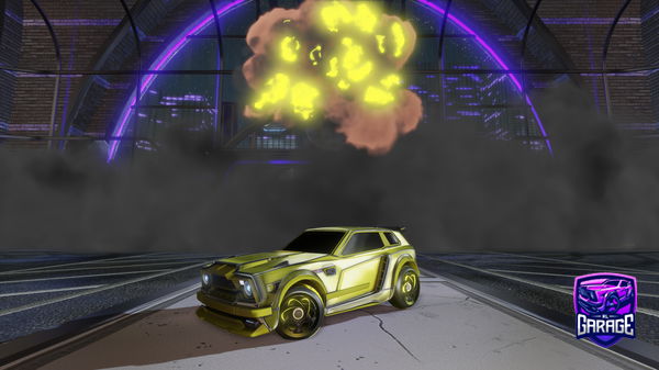 A Rocket League car design from JamesKenway91