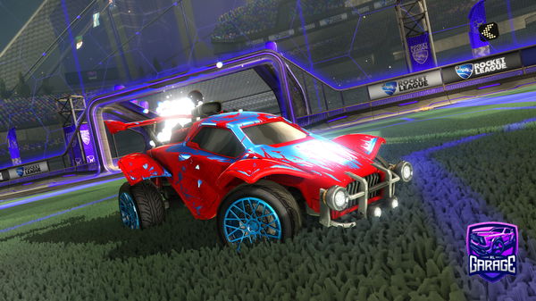 A Rocket League car design from Kaykayem