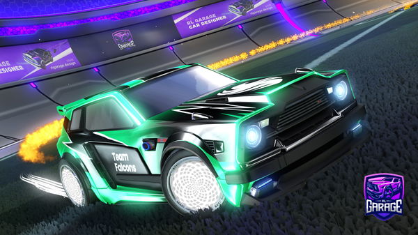 A Rocket League car design from Verrkami