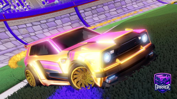 A Rocket League car design from fennecros2