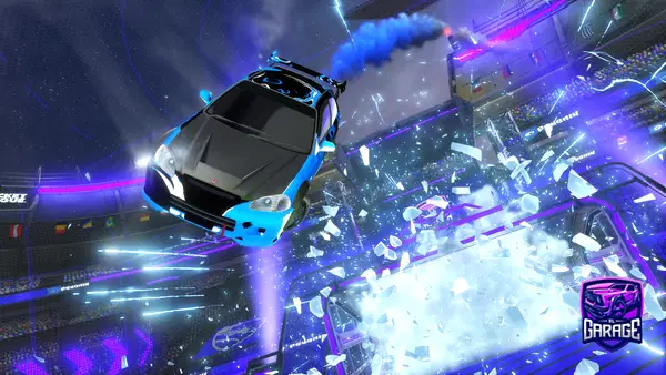 A Rocket League car design from Bluwie