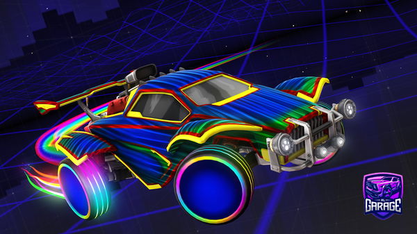 A Rocket League car design from FullWarrior