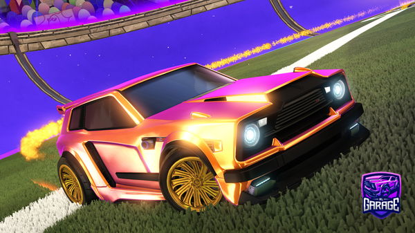 A Rocket League car design from Crazy_Cars