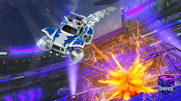 A Rocket League car design from kanekenty