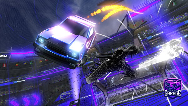 A Rocket League car design from Yamaka