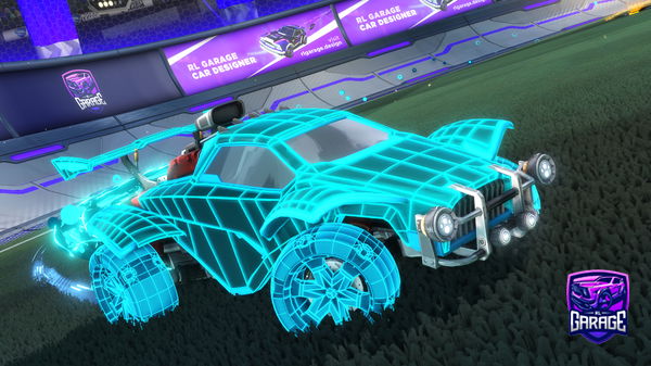 A Rocket League car design from OverdriveRL