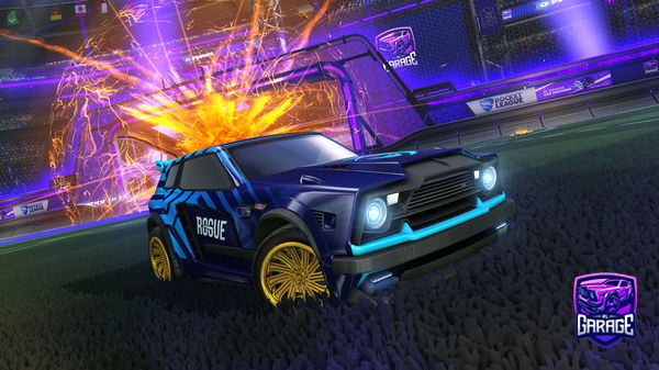 A Rocket League car design from Yeyeeeeeee